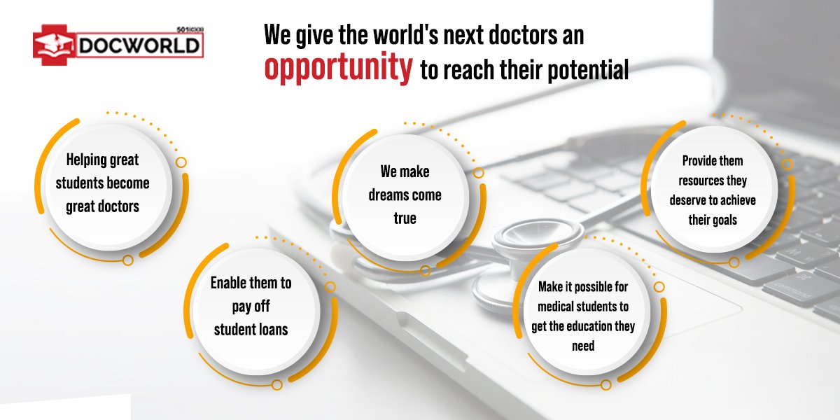 We give the world’s next doctors an opportunity to reach their potential